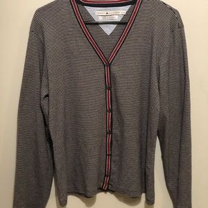 Tommy Hilfiger Stripped Button Up Cardigan